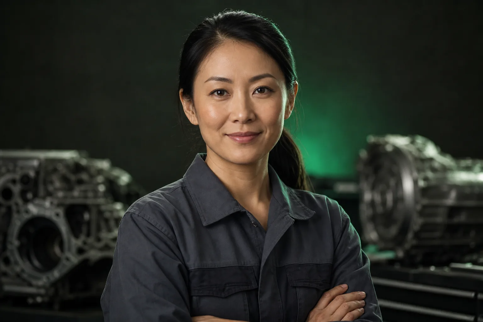 Sarah Chen, Engine and Transmission Specialist at kinesthesis, portrait 400x400